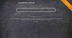 Desktop Screenshot of energieberater-service.de