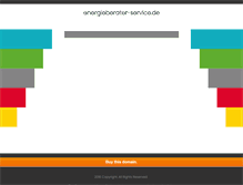 Tablet Screenshot of energieberater-service.de